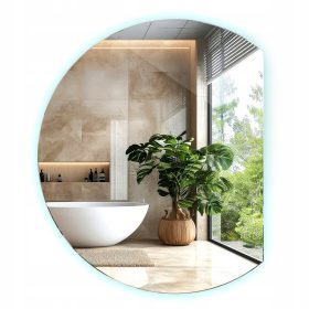  Dekoratív tükör Vénusz megvilágított 80 cm Led arany