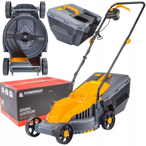  Powermat 2200 W elektromos fűnyíró, 30 l