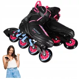    ARMOR NILS EXTREME INLINE KORCSOLYÁK NA22151 FEKETE ÉS RÓZSASZÍN 44-ES MÉRET + CGROT Sportkalauz