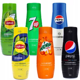    6 db SodaStream szirup koncentrátumból álló készlet, 6 íz