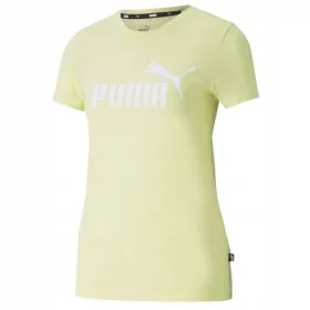  PUMA ESSLOGO HEATHER TEE sárga rS