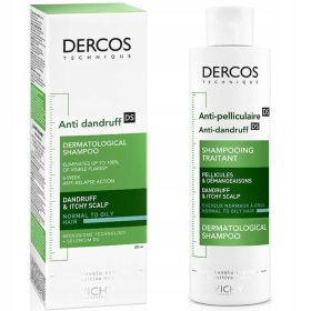    Vichy Dercos 200 ml-es korpásodás elleni sampon zsíros hajra