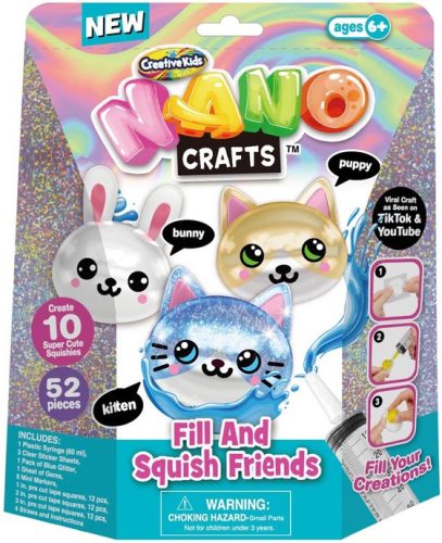  Nano Tape Fújós modellezéshez Nano Craft Fill And Squish Friends 52 db