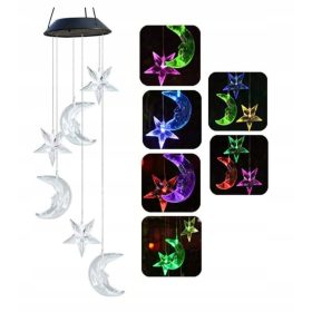    STARS HOLD FÉNYLÁNC KERTI LÁMPÁK SZEMÉTTERRASZ ERKÉLY LED