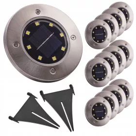    Kinyúló lámpa LED SOLAR KERTI LÁMPA 12 DB SOLAR LED KERTI LÁMPA 12 DB 0,07 W