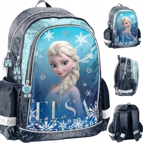    Többrekeszes iskolai hátizsák Frozen Paso fehér, Kék árnyalatok, Szürke és ezüst árnyalatok, Többszínű 22 l