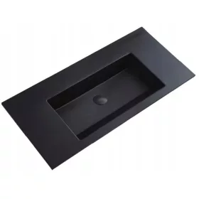    VELDMAN FEKETE MOSOGATÓ BEHELYEZETT AZ ALKALAPBA LOTUS BLACK MAT 80/0