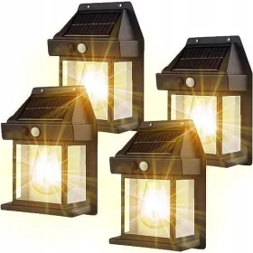    Q-LIGHT kerti fali lámpa fekete, beépített 3 W LED forrás