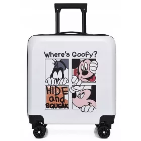    GOOFY MICKEY MOUSE GYERMEKEK ÚTI Bőröndje 4 KEREKES KOMBINÁCIÓ