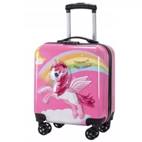    UNICORN UNICORN 3D GYERMEKBŐRÖDŐ GYERMEKEK 4 KEREKES KOMBINÁCIÓ UTAZÁS