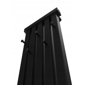    Dekoratív radiátor akasztókkal RADIATOR HOOK 100x46 MATTE FEKETE