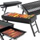  HAJTHATÓ KERTI GRILL HORDOZHATÓ TURISZT GRILL SZÉN KEMPING GRILL