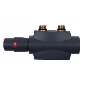    Duoplex antracit termosztatikus készlet - univerzális egyenes és szögletes