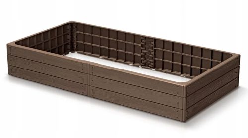  Prosperplast virágcserép 149 cm x 75 x 25 cm műanyag barna és bézs árnyalatú