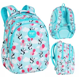    CoolPack többrekeszes iskolai hátizsák fehér, fekete, Kék árnyalatai, Többszínű 21 l