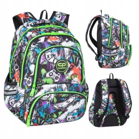    CoolPack többrekeszes iskolai hátizsák, többszínű, 24 éves
