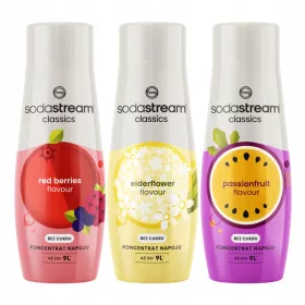    SodaStream Bodzavirág Zero Flavor szirup 440 ml + 2 egyéb termék