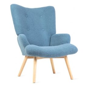 Gomla szárnyas szék, kék árnyalatai