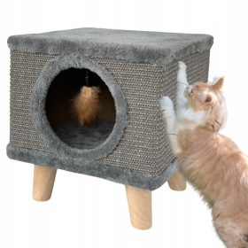    PETSTORY Macska- és kutyaágy LÁBAN LÁBAN Beépített ház