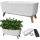  Prosperplast virágcserép 58 cm x 24 x 23,5 cm, fehér műanyag