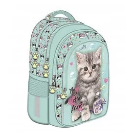    4 rekeszes hátizsák BPL58 My Little Friend MINT KITTY Majewski