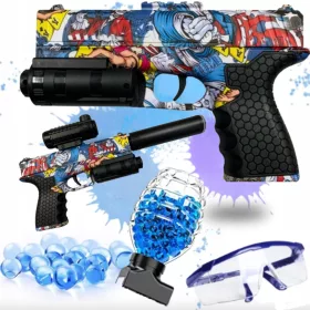    GEL BB PUSZKA AUTOMATA AKKUMULÁTORTÖLTŐ SAFE + Pop it - Push Pop Bubble - Tęczow szenzoros matrac