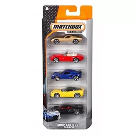    Mattel Matchbox 5-ös csomag 1:64-es méretarányú járművekből, 5 valódi játékautó-gyűjtemény