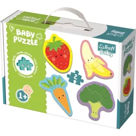    Trefl Baby Puzzle 8 részes Puzzle Baby Classic - Zöldségek és Gyümölcsök TREFL 36076