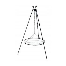  GRILLÁLLVÁNY KANDALLÓ KOVOLT ROZSDAMENTES ACÉL RÁCS