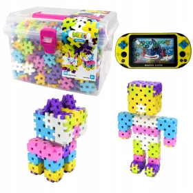    Meli Basic Pink Travel Box gofri blokkok 500 elem + Water Games – Arcade Water Game