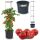  Prosperplast virágcserép 29,5 cm x 29,5 x 115,2 cm átmérő 29,5 cm műanyag fekete