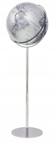 APOLLO földgömb - 43 cm - ezüst