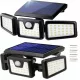  LED napelemes lámpa SUNARI FLS-03 74*SMD PIR 8W 600l