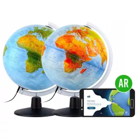    GAJA SMART világító fizikai/politikai földgömb, 30 cm-es golyó Nova Rico