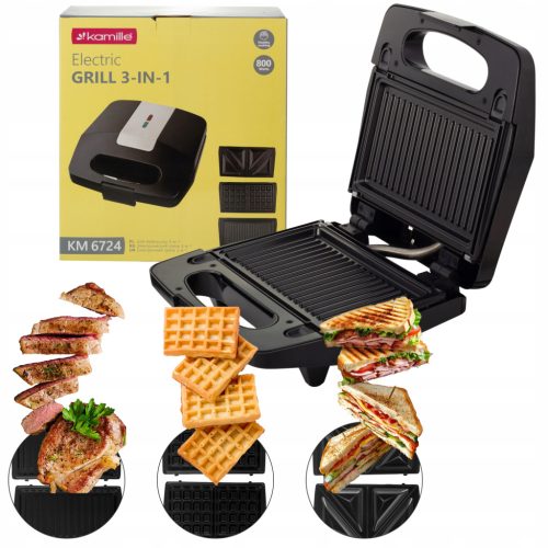 Kamille KM6724 Kenyérpirító fekete 800 W
