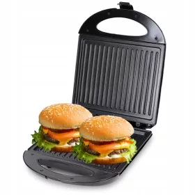    NAGY ELEKTROMOS GRILL 2000 W ÖSSZEHAJTHATÓ SZendvicssütő KAMILLE KENYIRÍTŐ