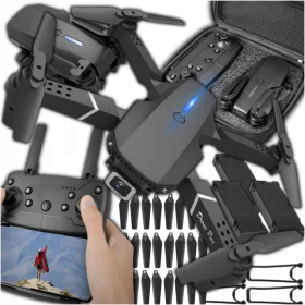    E99 DRONE 4K KAMERÁK AKADÁLY ELKERÜLÉS WIFI 2x AKKUMULÁTOR