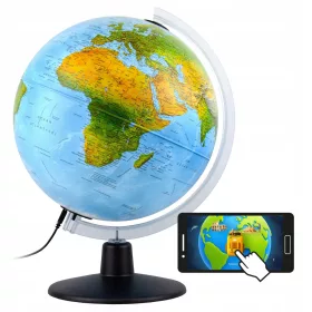    GAJA SMART megvilágított fizikai/politikai földgömb, 30 cm-es golyó Nova Rico