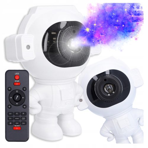  STARS PROJECTOR űrhajós éjszakai lámpa projektor gyerektérbe + távirányító