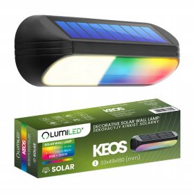  Lumiled homlokzati lámpa 0 lm, napelemes