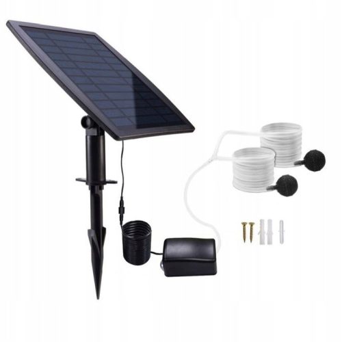  Solar Oxigén Pump Hordozható Air Pond Perlátor