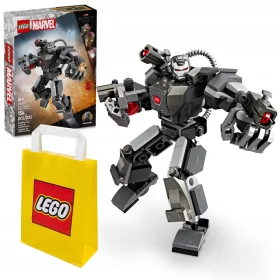    LEGO Super Heroes 76277 War Machine Mech Armor + Papírtáska LEGO 6315786 sárga 24x8x18 cm