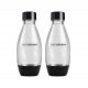  Sodastream palackok 0,5 literes - Fekete Emoji 2 csomag
