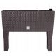  Prosperplast virágcserép 60 cm x 25 x 46 cm átmérő 10 cm műanyag barna és bézs árnyalatú
