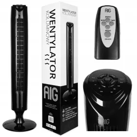  AIG FT75-TX9R-36 oszlopventilátor, fekete