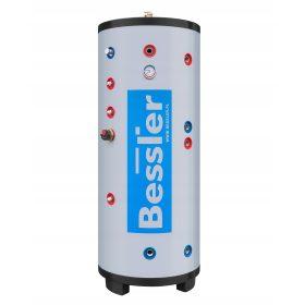    Melegvíz tartály rozsdamentes acél 200l DUPLAKÉRŐ 3,5 m²