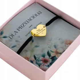    Karkötő barátnak gravírozott idézettel ajándékba, 316 l acél, madzag