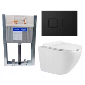    CERSANIT AQUA 92 ALACSONY PNEUMATIKUS KERETES WC-SZETT H80 ARBO SLIM RIM TÁL