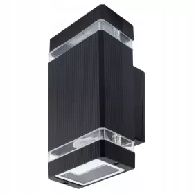    Led-lux kerti fali lámpa fekete, szürke és ezüst árnyalatokkal GU10 0 W