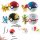  Pokemon Clip Go PokeBall figurák 4 DÉS KÉSZLET
